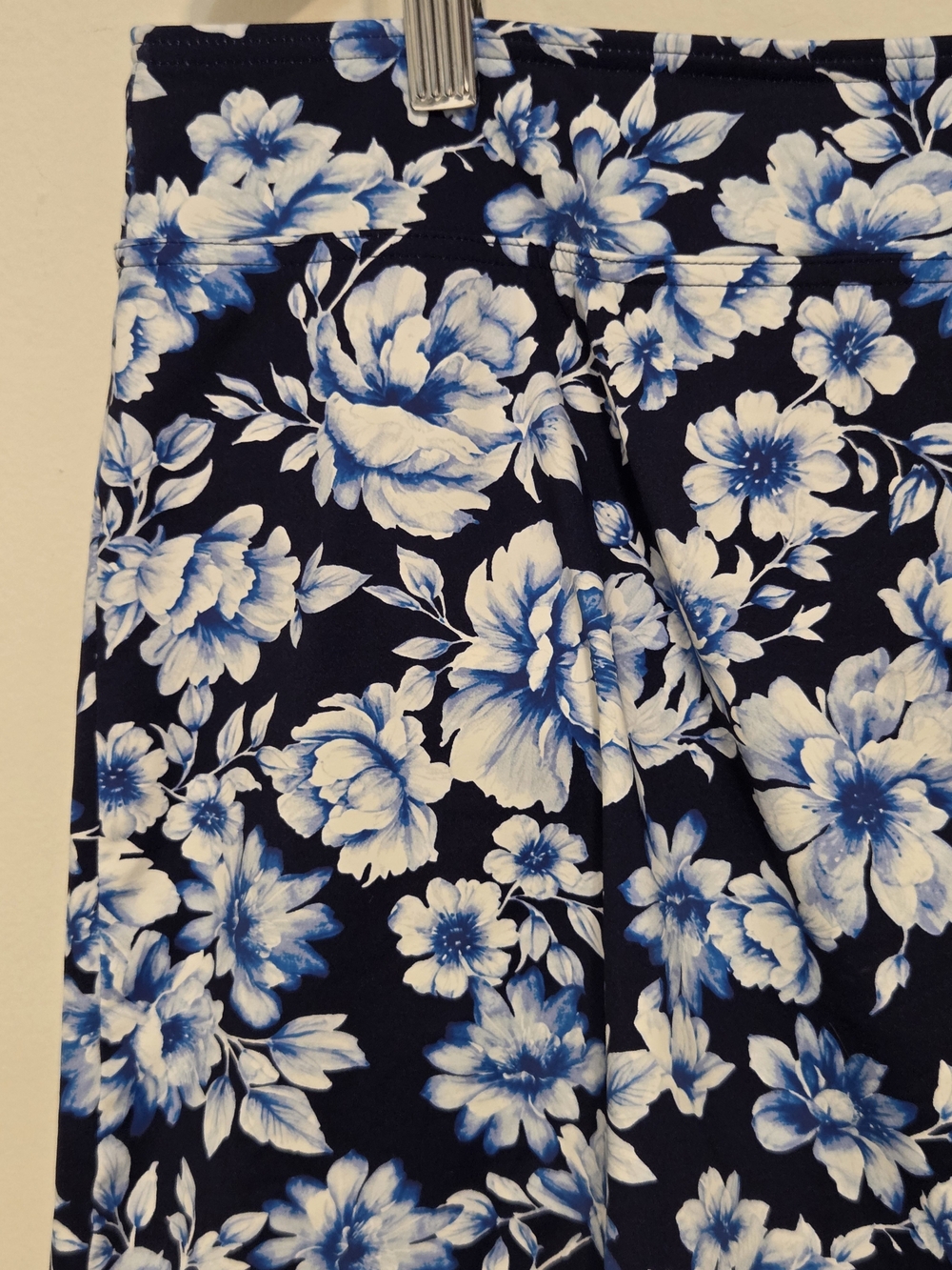Lands' End Swim Skirt With Tummy Control - Deep Sea Navy Floral - Picture 3 of 13